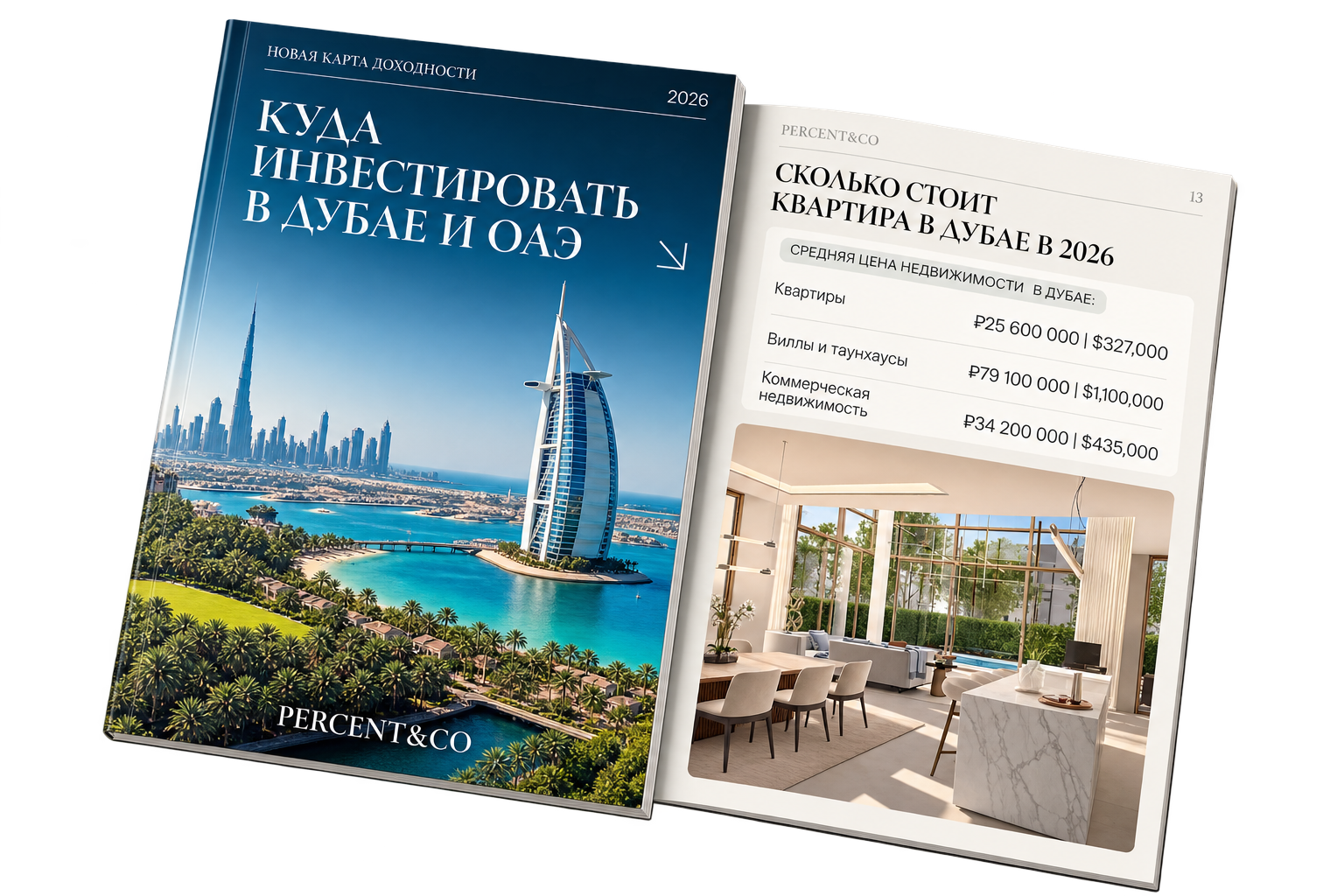 Обложка PDF-гида о недвижимости Дубая и ОАЭ